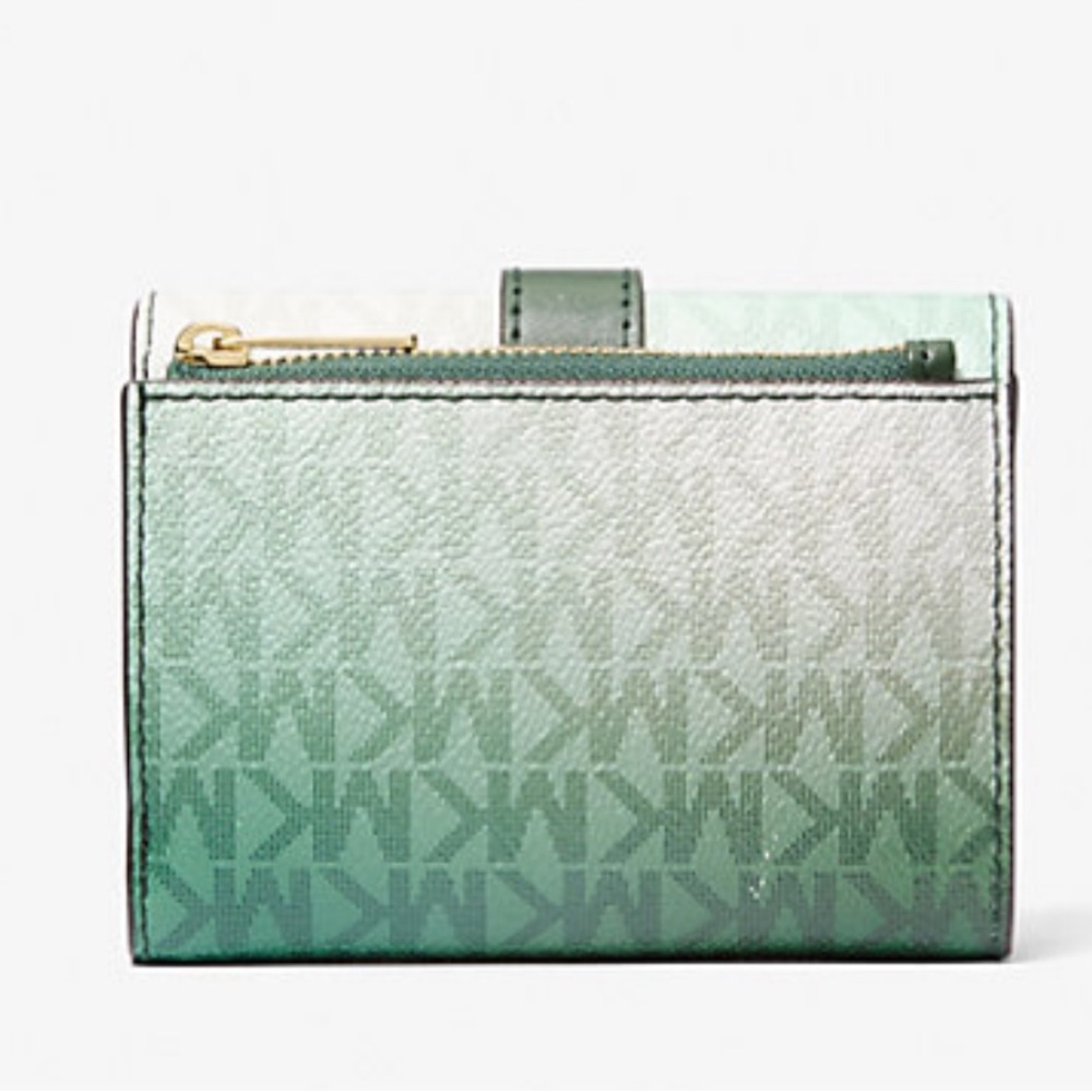 MICHAEL KORS Greenwich Medium Ombré Signature Logo Tri-Fold Wallet
Moss Multi
NW - Picture 7 of 16